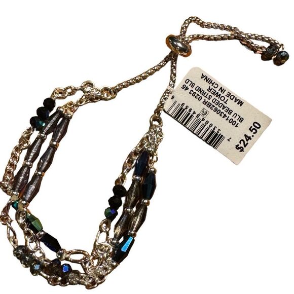 Style & Co Multi-Bead Layered Slider Bracelet - Picture 2 of 3